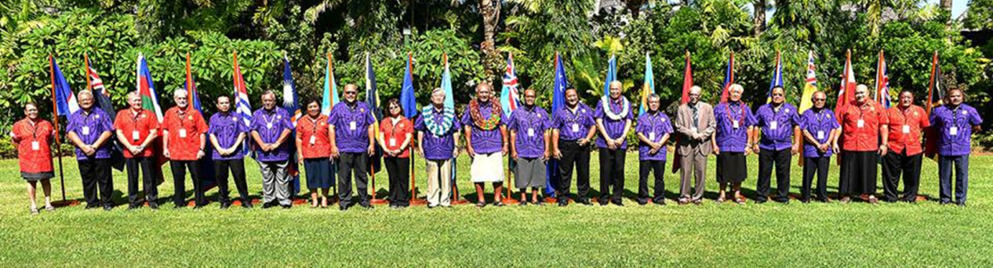 Vingtième anniversaire de la réunion ministérielle, Yanuca (Fidji), 2015